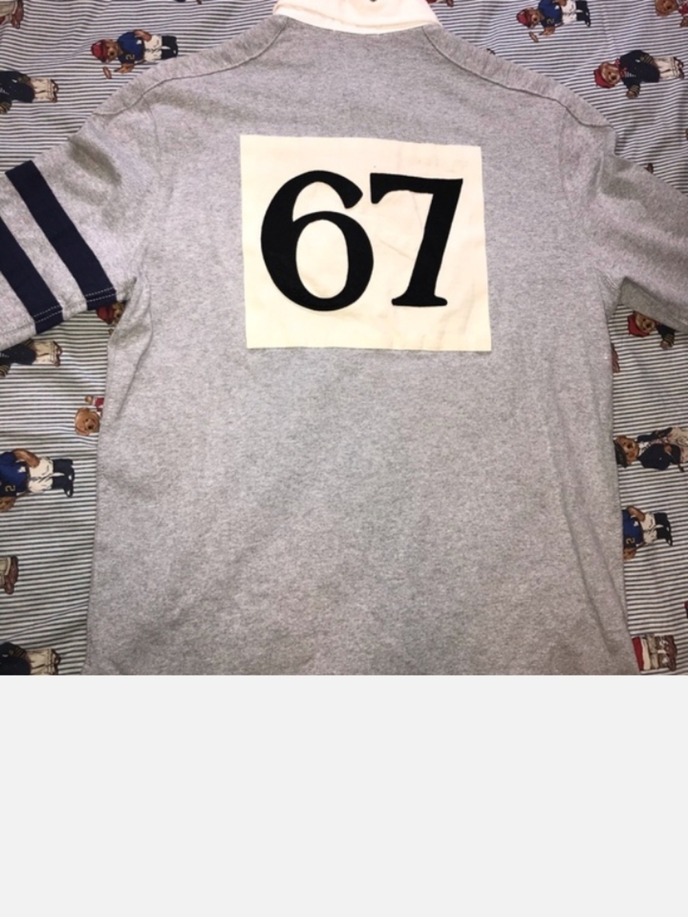 Vintage Gothic P Rugby Polo Ralph Lauren Size 4xlt Hard To Find Size - Picture 6 of 9